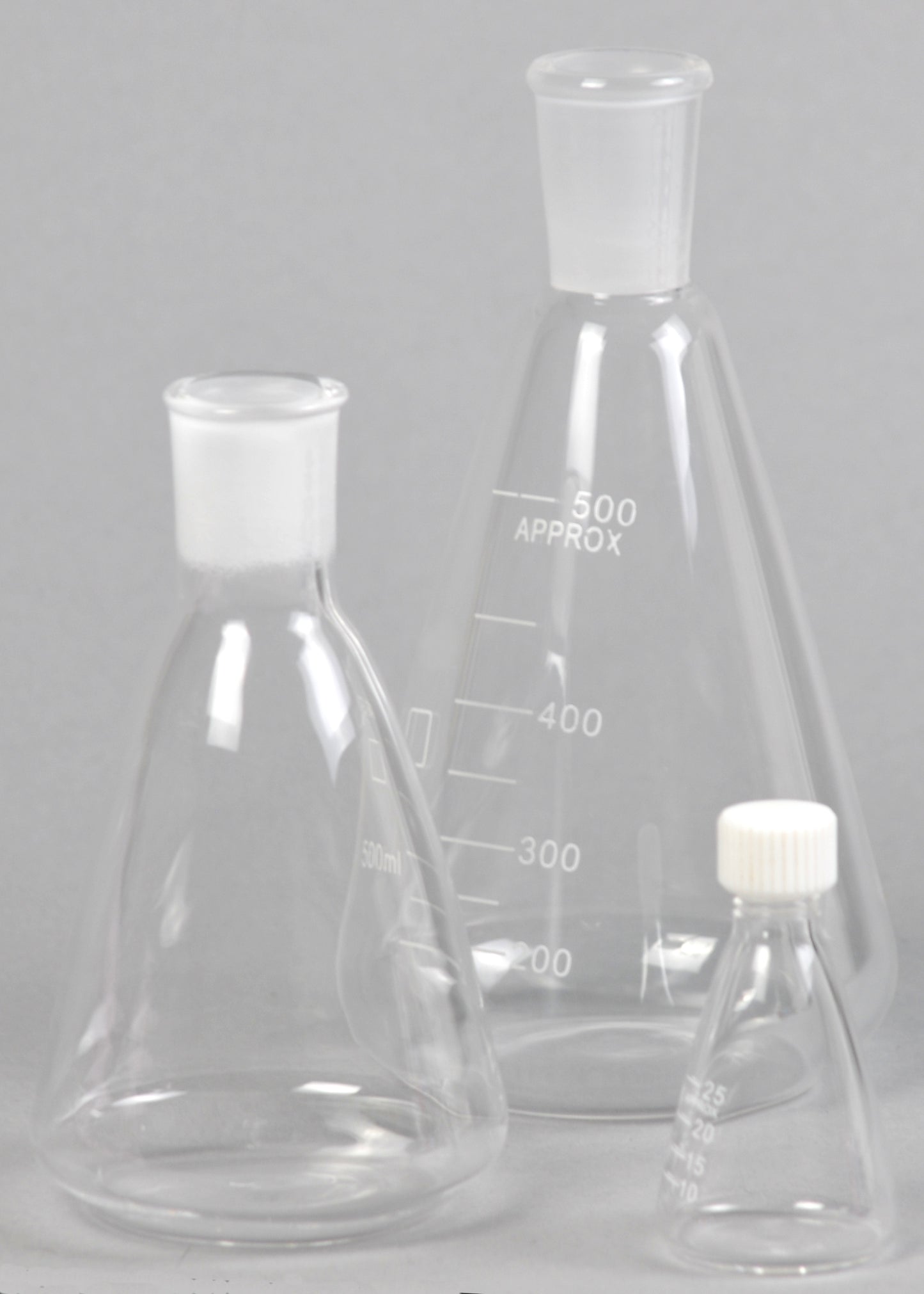 Luzchem Quartz Erlenmeyer Glassware size variety