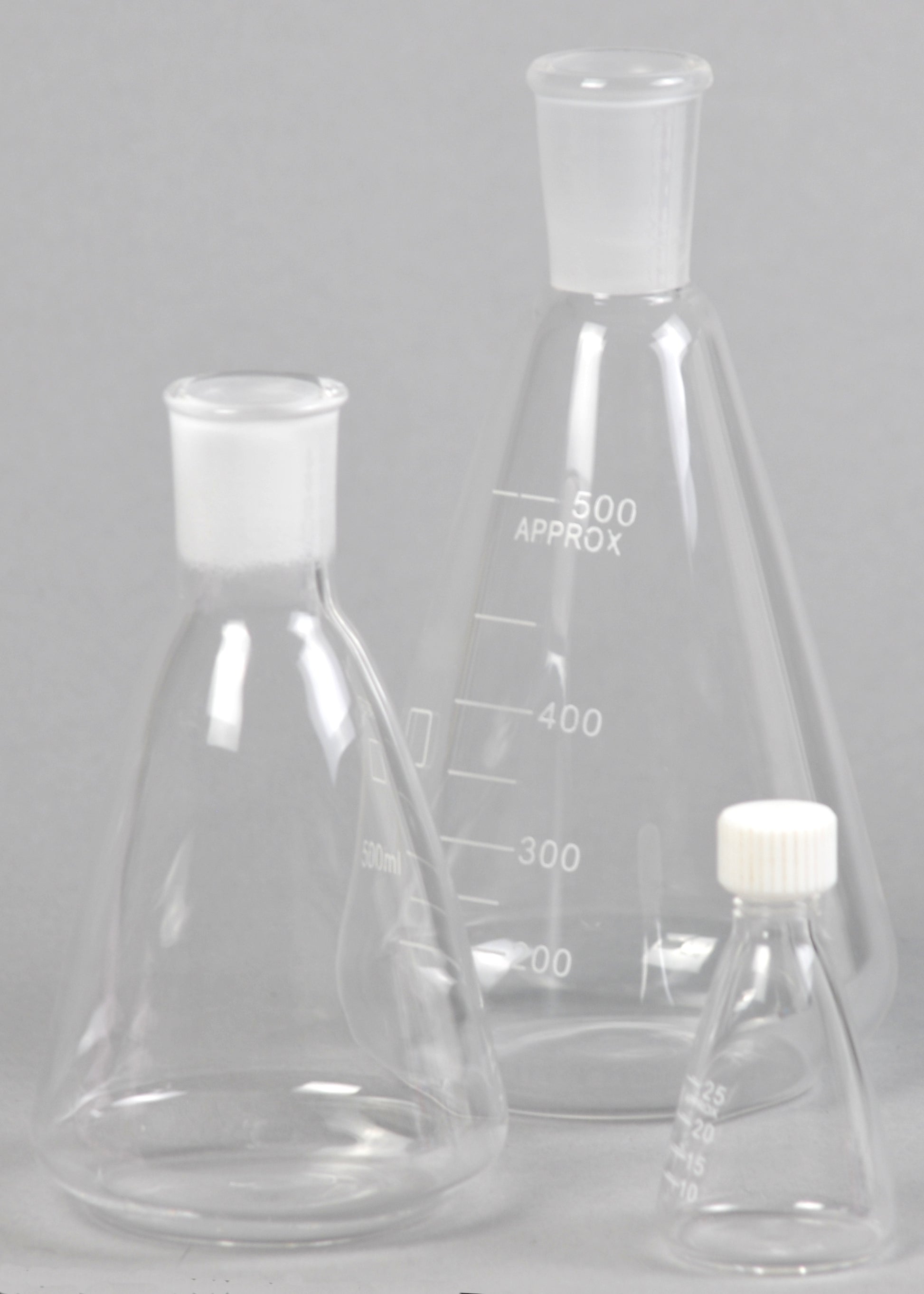 Luzchem Quartz Erlenmeyer Glassware size variety