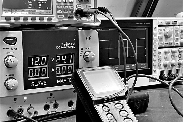 Calibration service on equipment