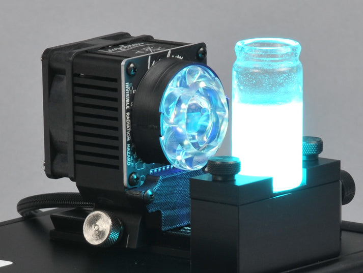 Light Blue LED Illuminator Head